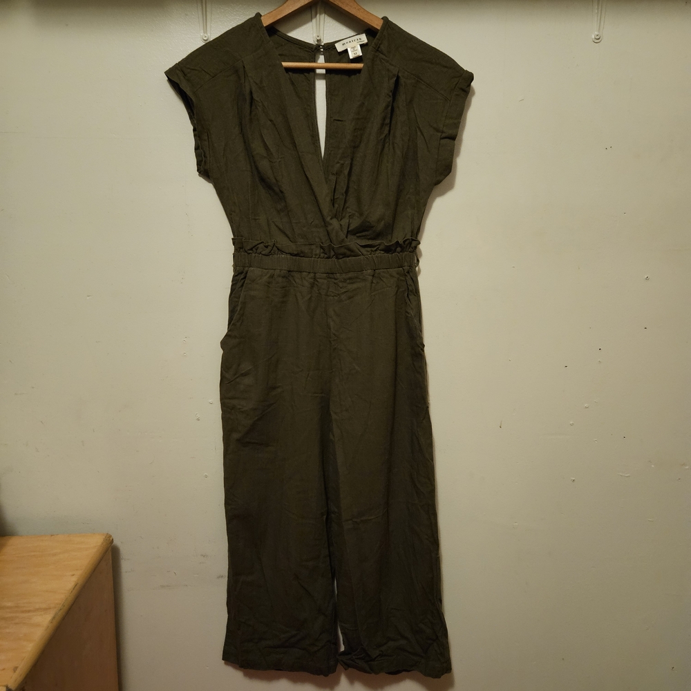 Monteau Deep Green Women's Jumpsuit